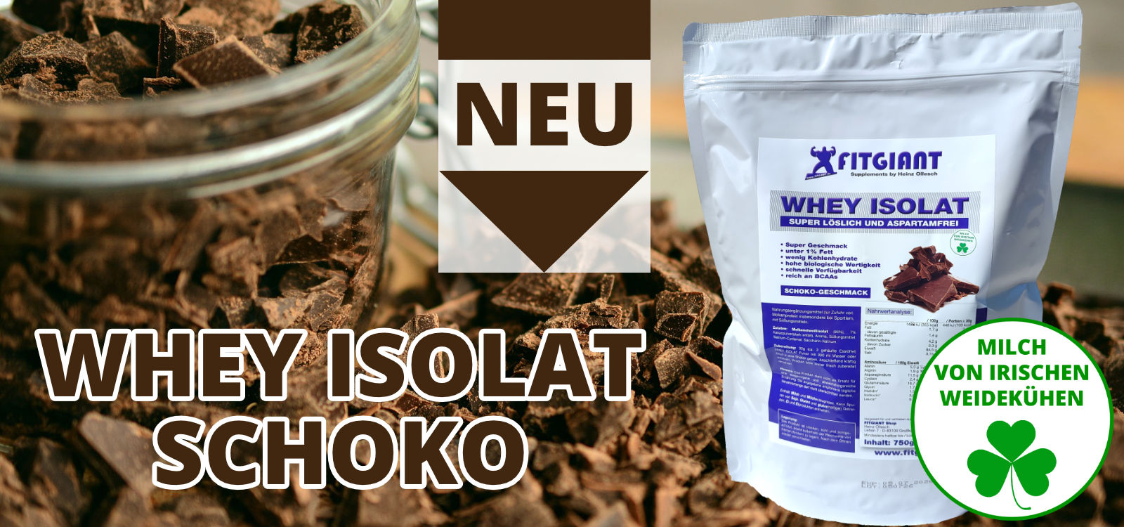 Whey Isolat Schoko