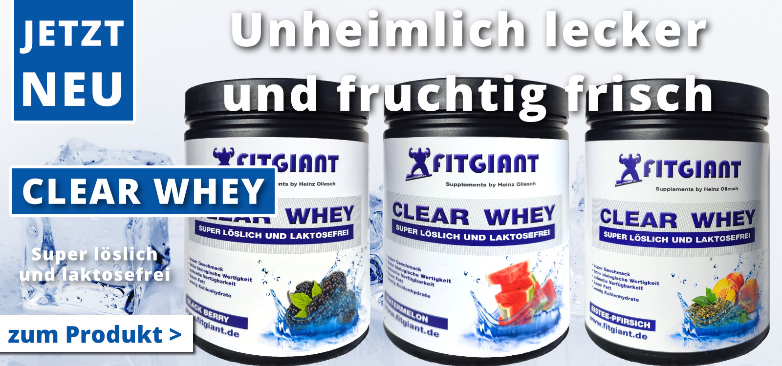 Clear Whey Banner