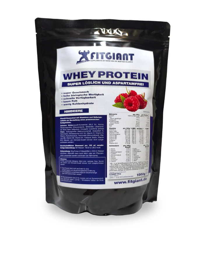 Whey Protein Himbeere