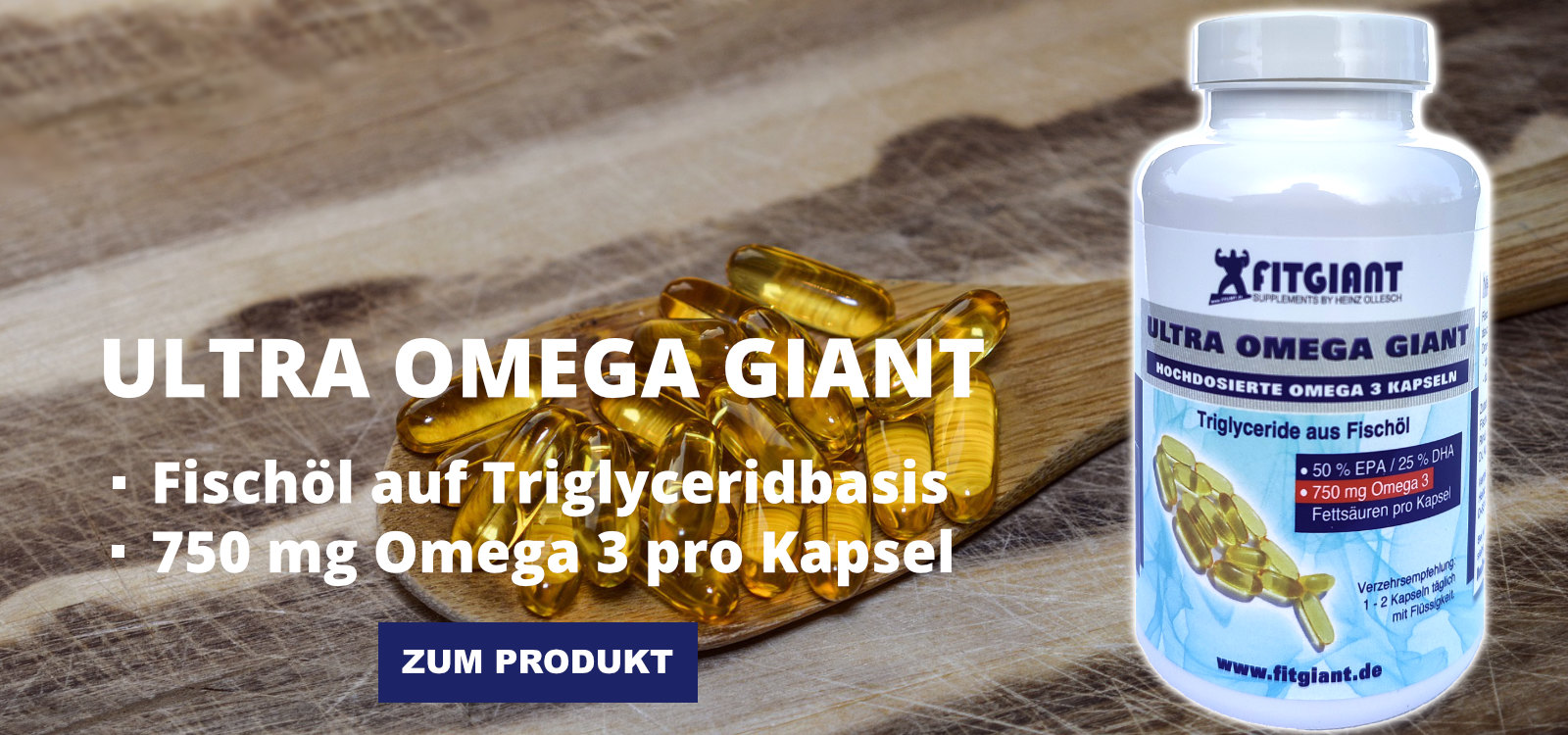 Ultra Omega Giant Omega 3 Fischöl